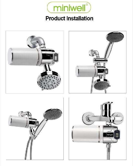 Miniwell Best Water Filter For Shower Head, Bath Water Filter L760-E101