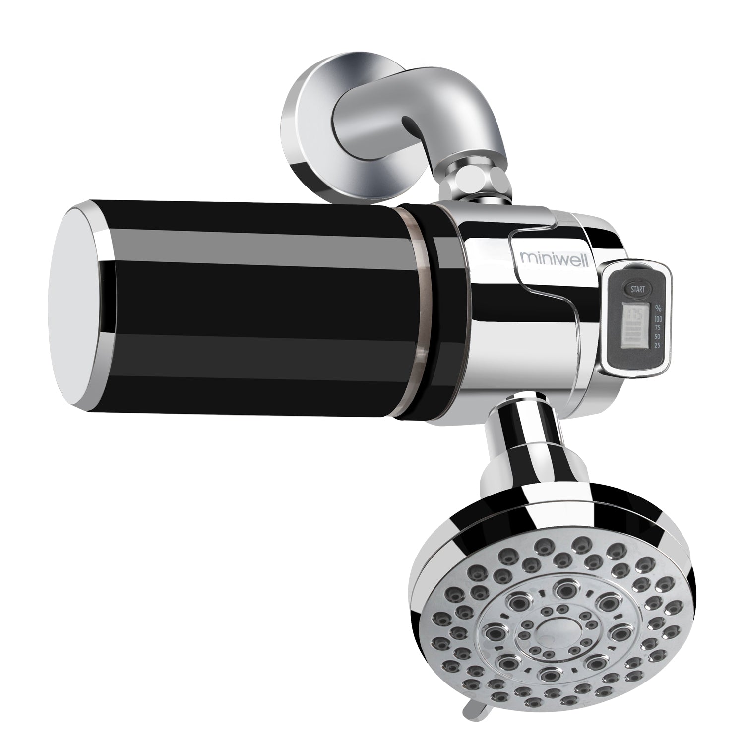 Miniwell Shower Water Filter L760-E201 Black Color – Miniwell