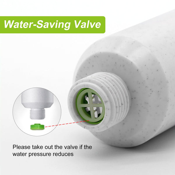 Miniwell Filtered Shower Head W/ Hose L750-W
