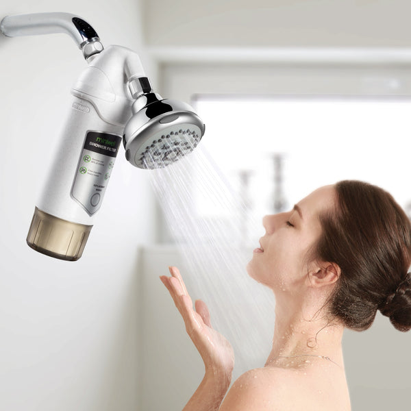 Miniwell Shower Head Filter L720-Plus for Contaminated Water, Best Water Filter For Shower Head