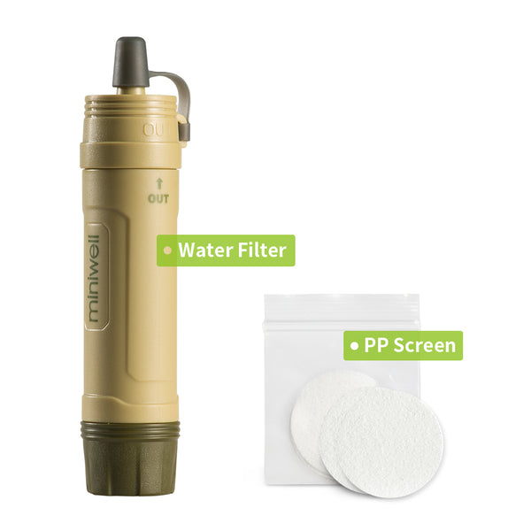 Survival Water Filter Straw L605 | miniwell
